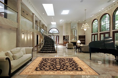 Chobi Black Hand Knotted 80 X 1010 Area Rug 100-10738 Image 1