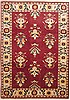 Pishavar Red Hand Knotted 83 X 117  Area Rug 100-10744 Thumb 0