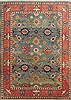 Mahal Blue Hand Knotted 82 X 113 Area Rug 100-10745 Thumb 0