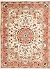 Tabriz Beige Hand Knotted 80 X 111  Area Rug 100-10749 Thumb 0