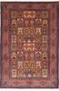 Sarouk Multicolor Hand Knotted 73 X 110  Area Rug 100-10750 Thumb 0