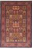 Sarouk Multicolor Hand Knotted 73 X 110  Area Rug 100-10750 Thumb 0