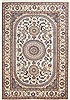 Nain White Hand Knotted 80 X 116  Area Rug 100-10753 Thumb 0