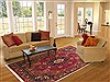 Mashad Red Hand Knotted 82 X 110 Area Rug 100-10754 Thumb 4