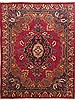 Mashad Red Hand Knotted 82 X 110 Area Rug 100-10754 Thumb 0