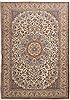 Nain Beige Hand Knotted 85 X 116  Area Rug 100-10755 Thumb 0