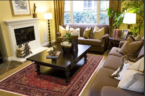 Yazd Red Hand Knotted 80 X 112 Area Rug 100-10756 Image 3