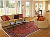 Yazd Red Hand Knotted 80 X 112  Area Rug 100-10756 Thumb 4