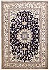 Nain Blue Hand Knotted 711 X 115  Area Rug 100-10758 Thumb 0