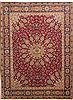 Tabriz Red Hand Knotted 83 X 112 Area Rug 100-10760 Thumb 0