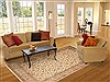 Pak-Persian Beige Hand Knotted 81 X 109 Area Rug 100-10766 Thumb 4