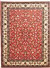 Kashan Red Hand Knotted 82 X 113  Area Rug 100-10770 Thumb 0