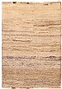 Gabbeh Beige Hand Knotted 31 X 44  Area Rug 100-10779 Thumb 0