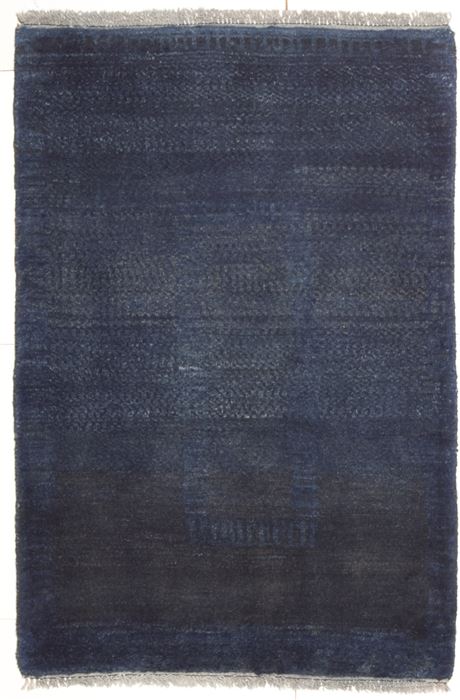 Gabbeh Blue Hand Knotted 33 X 49 Area Rug 100-10781 Image 0