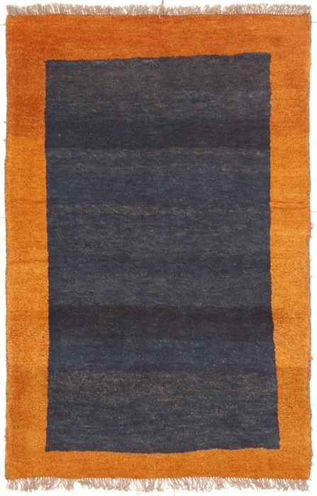 Gabbeh Blue Hand Knotted 31 X 410 Area Rug 100-10782 Image 0