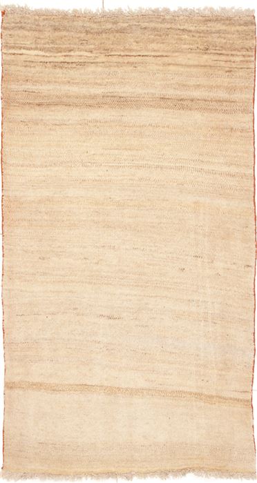 Gabbeh Beige Hand Knotted 34 X 62  Area Rug 100-10787 Image 0