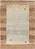 Gabbeh Blue Hand Knotted 59 X 78  Area Rug 100-10792 Thumb 0