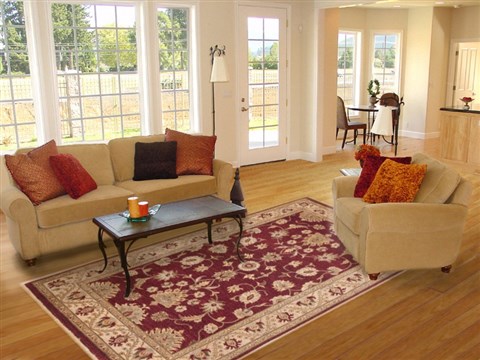 Karajeh Red Hand Knotted 62 X 93 Area Rug 100-10794 Image 4