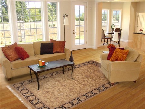 Jaipur Green Hand Knotted 60 X 90 Area Rug 100-10796 Image 4