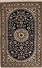 Nain Blue Hand Knotted 53 X 86  Area Rug 100-10800 Thumb 0