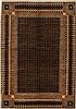 Gabbeh Brown Hand Knotted 61 X 87 Area Rug 100-10801 Thumb 0