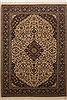 Pak-Persian Beige Hand Knotted 60 X 92 Area Rug 100-10803 Thumb 0