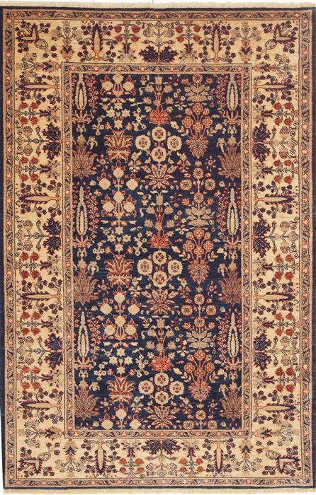 Chobi Beige Hand Knotted 59 X 811 Area Rug 100-10806 Image 0