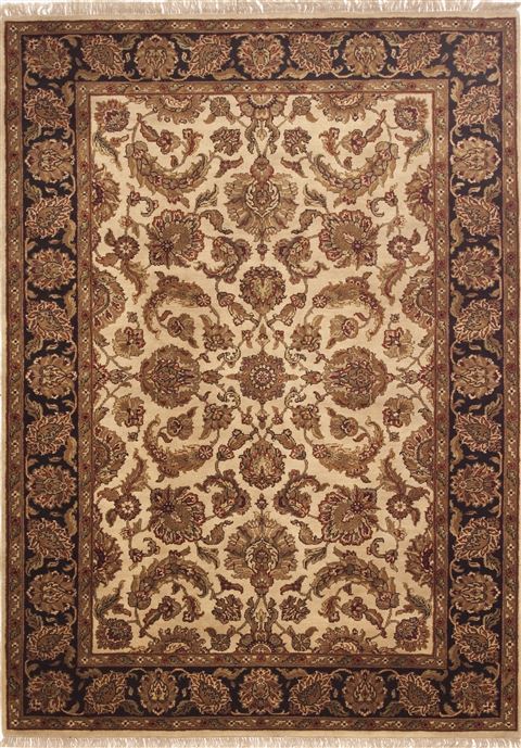 Jaipur Brown Hand Knotted 60 X 90 Area Rug 100-10809 Image 0