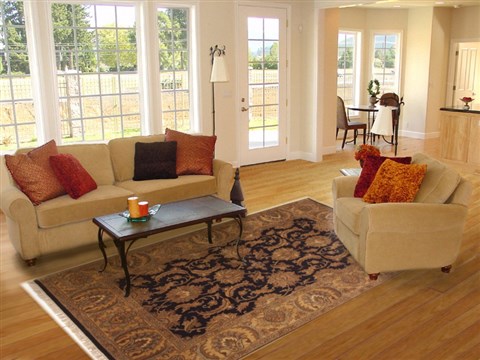Jaipur Green Hand Knotted 60 X 92 Area Rug 100-10814 Image 4