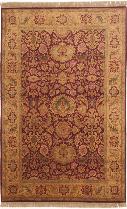 Jaipur Beige Hand Knotted 59 X 92 Area Rug 100-10816 Image 0