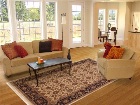 Jaipur Beige Hand Knotted 60 X 89 Area Rug 100-10820 Image 4