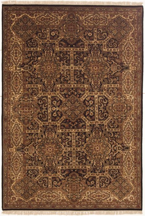 Jaipur Green Hand Knotted 60 X 90 Area Rug 100-10824 Image 0