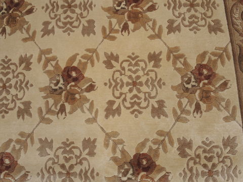 Indo-Nepal Cream Hand Knotted 56 X 80 Area Rug 100-10825 Image 13