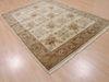 Indo-Nepal Cream Hand Knotted 56 X 80 Area Rug 100-10825 Thumb 3