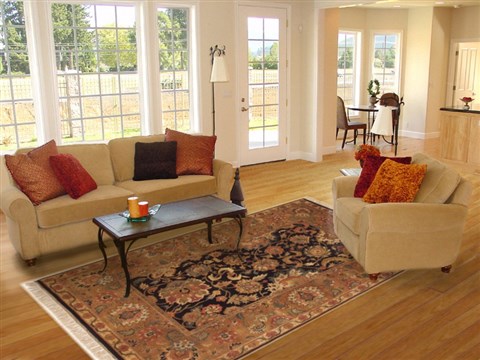 Jaipur Green Hand Knotted 60 X 90 Area Rug 100-10827 Image 4