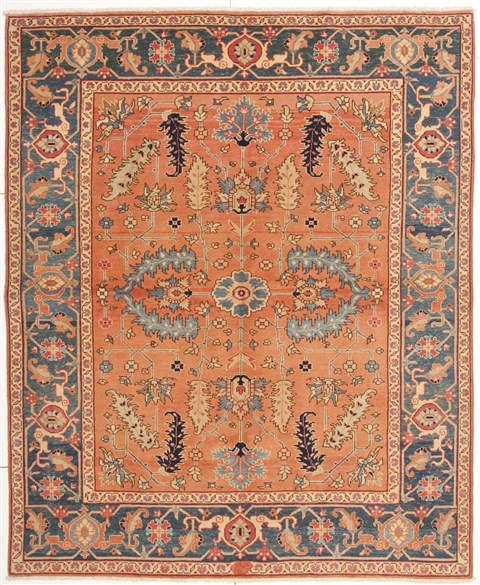 Sarouk Black Hand Knotted 60 X 89 Area Rug 100-10831 Image 0