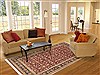 Sino-Persian Red Hand Knotted 60 X 90 Area Rug 100-10834 Thumb 4