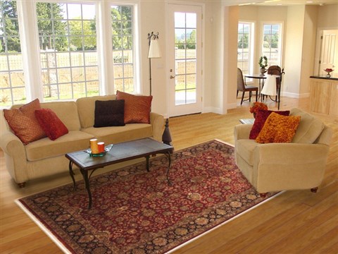 Jaipur Red Hand Knotted 60 X 89 Area Rug 100-10836 Image 4