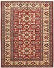 Kazak Red Hand Knotted 59 X 78  Area Rug 100-10837 Thumb 0