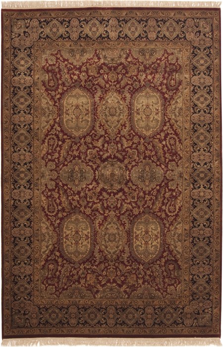 Jaipur Brown Hand Knotted 60 X 90 Area Rug 100-10847 Image 0
