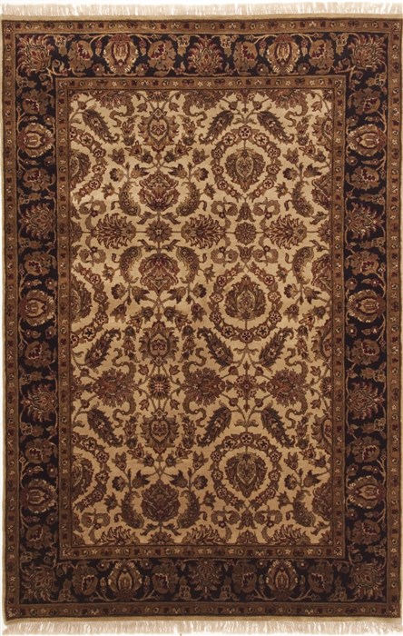 Jaipur Beige Hand Knotted 60 X 90 Area Rug 100-10848 Image 0