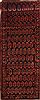 Mussel Red Runner Hand Knotted 36 X 166  Area Rug 100-10869 Thumb 0