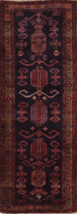 Oushak Brown Runner Hand Knotted 40 X 1011  Area Rug 100-10872 Image 0