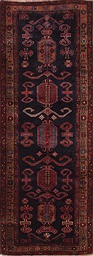 Oushak Brown Runner Hand Knotted 4'0" X 10'11"  Area Rug 100-10872