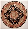 Tabriz Purple Round Hand Knotted 85 X 85  Area Rug 100-10879 Thumb 0