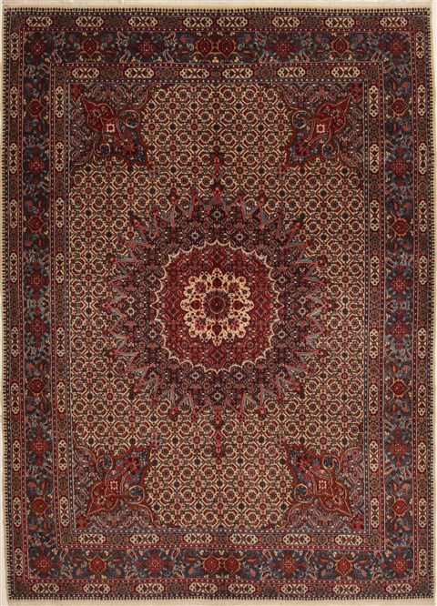 Mood Beige Hand Knotted 72 X 96  Area Rug 100-10883 Image 0