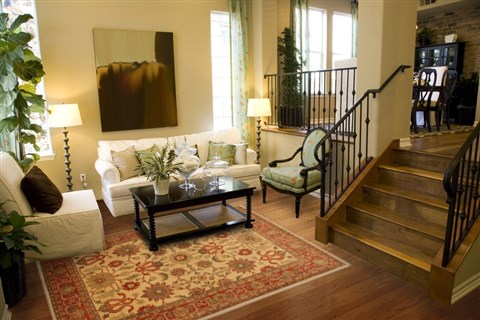 Chobi Brown Hand Knotted 81 X 100 Area Rug 100-10891 Image 3