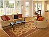 Chobi Brown Hand Knotted 81 X 100 Area Rug 100-10891 Thumb 4