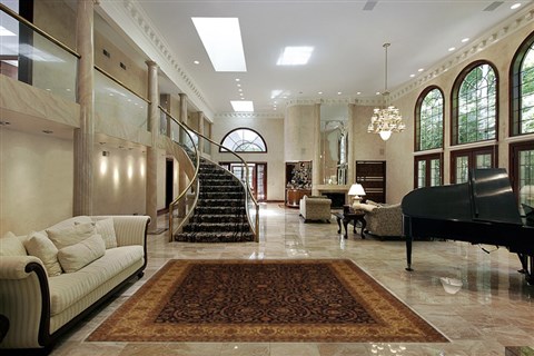 Jaipur Brown Hand Knotted 80 X 99 Area Rug 100-10898 Image 1
