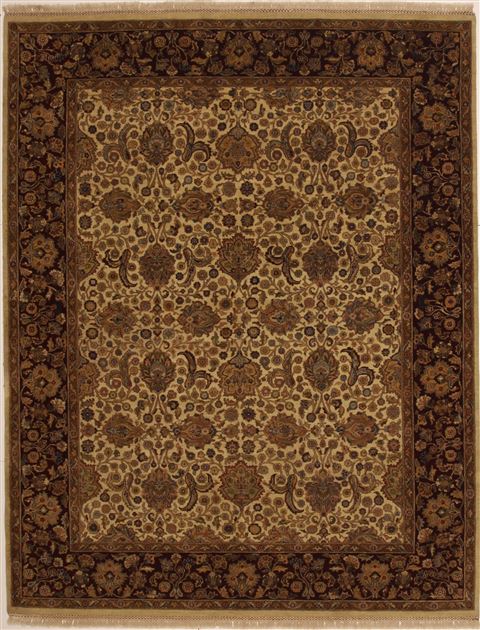 Jaipur Beige Hand Knotted 80 X 100 Area Rug 100-10899 Image 0